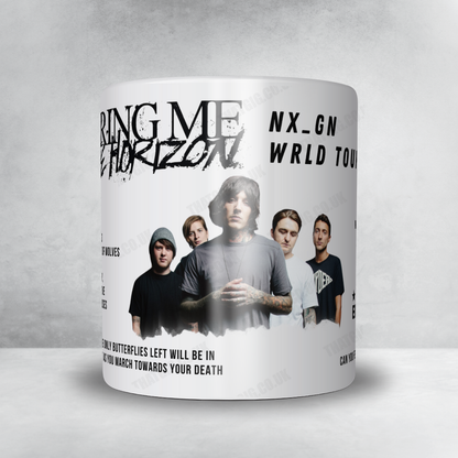 Bring Me the Horizon Setlist Poster - AO Arena, Manchester, England - January 13th, 2024