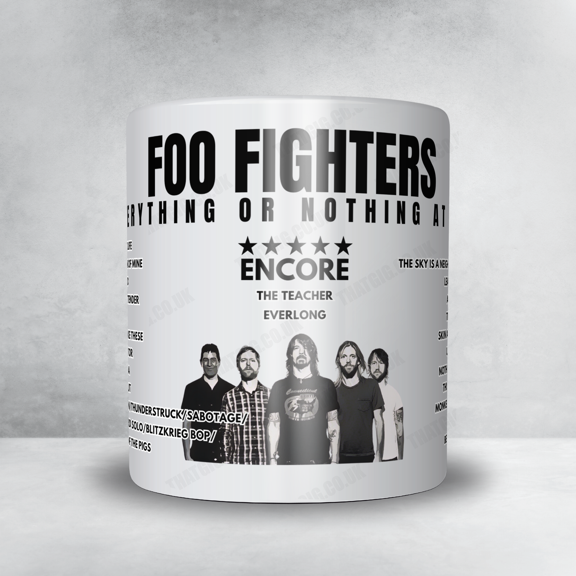 Foo Fighters Setlist Poster - Providence Park, Portland - August 16th, 2024
