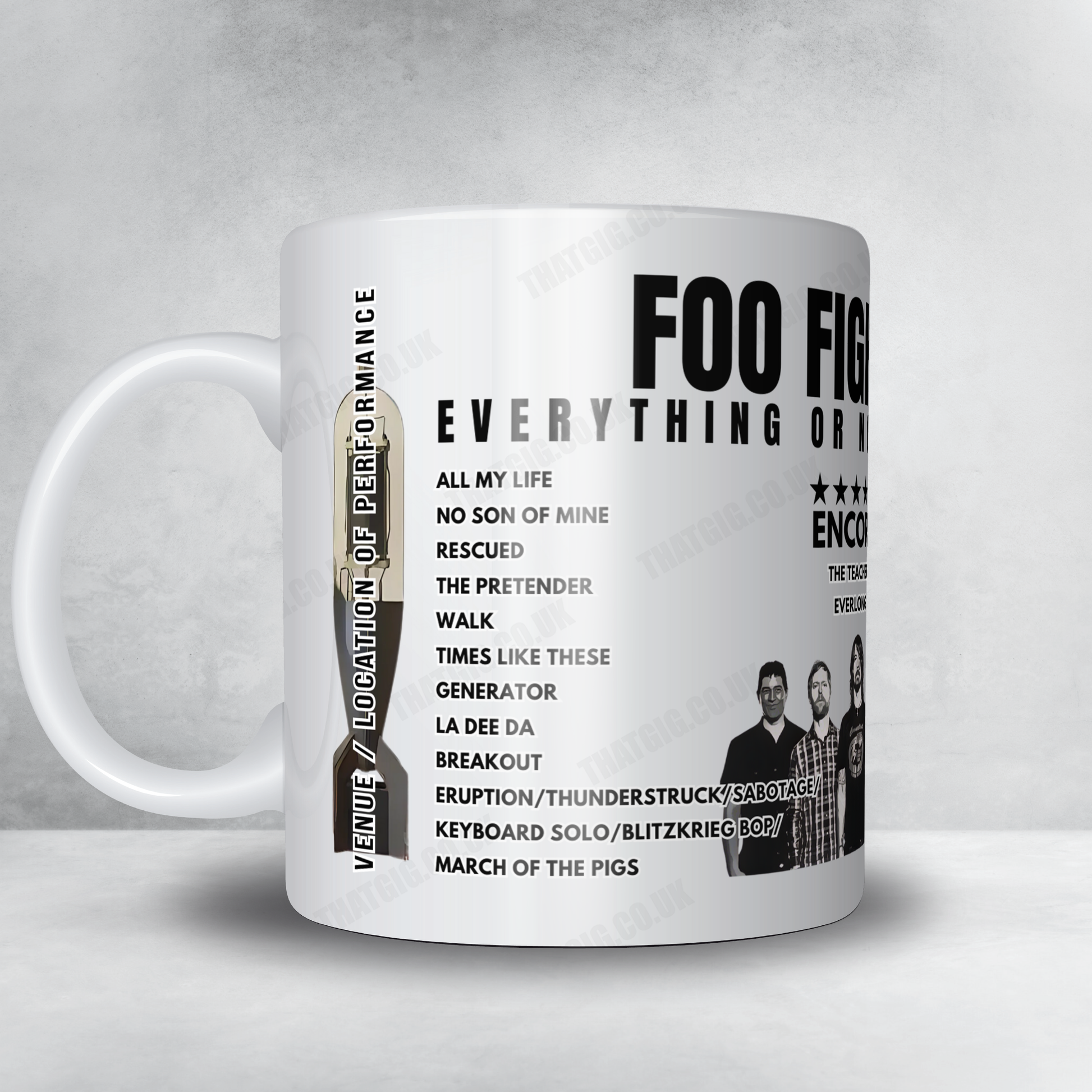 Foo Fighters Setlist Poster - Hersheypark Stadium, Hershey - July 23rd, 2024