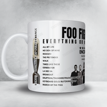 Foo Fighters Setlist Poster - Hersheypark Stadium, Hershey - July 23rd, 2024
