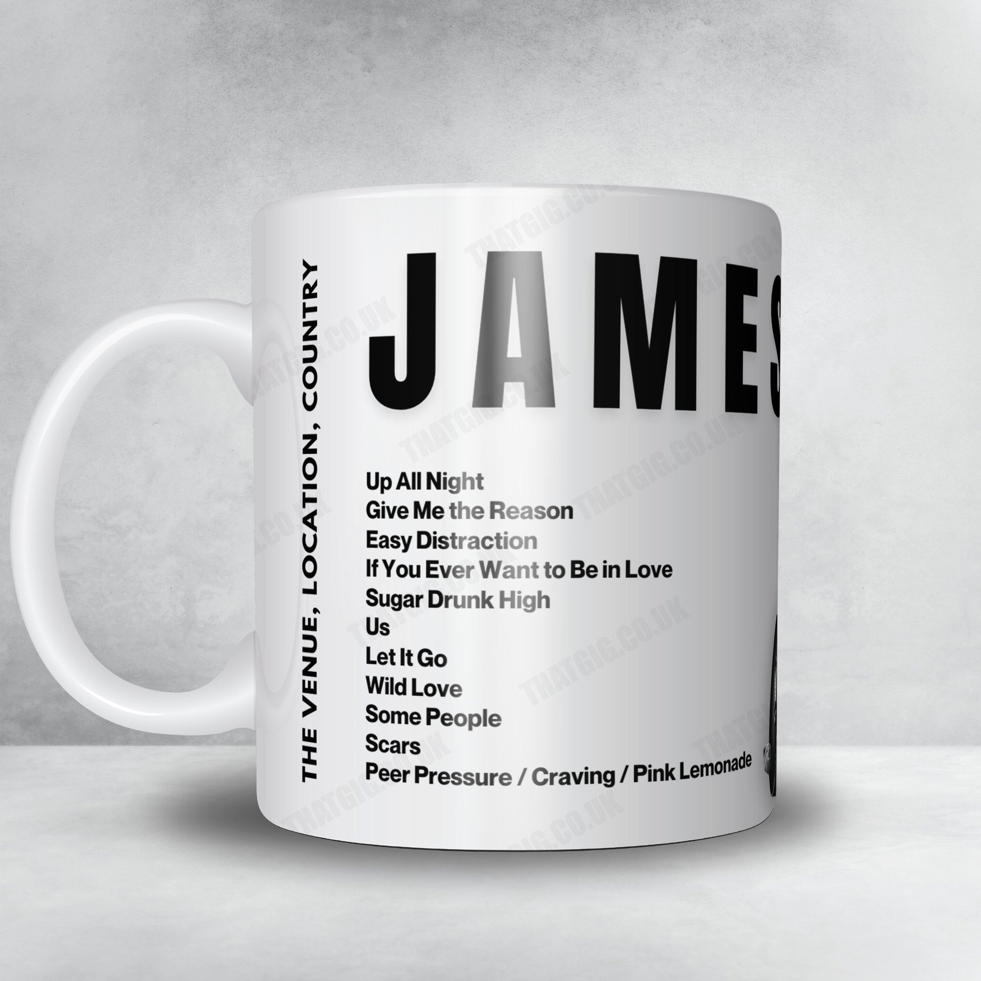 James Bay Setlist Poster - O2 Academy Leicester, Leicester - May 7th, 2022
