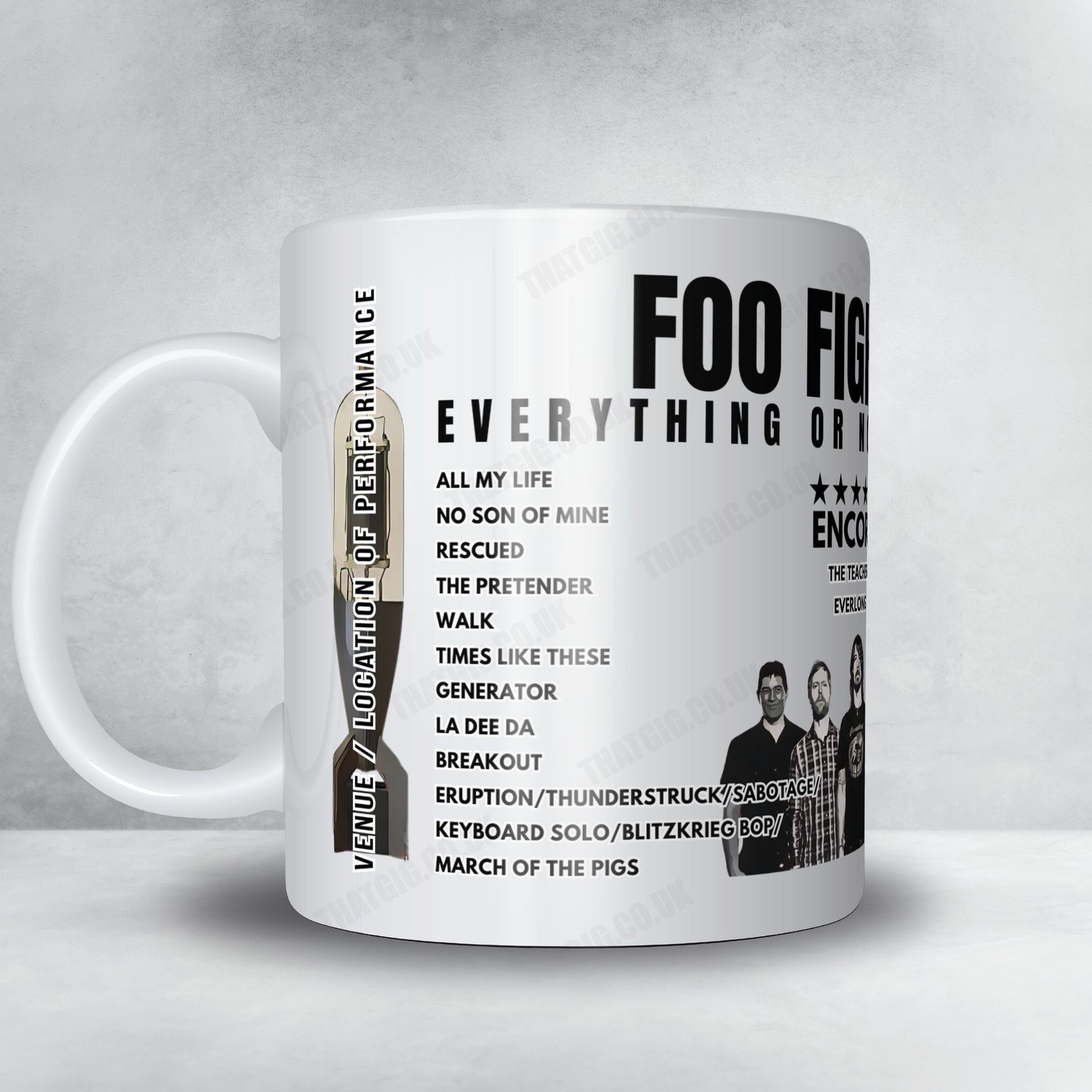 Foo Fighters Setlist Mug - Val de Moine, Clisson - June 30th, 2024