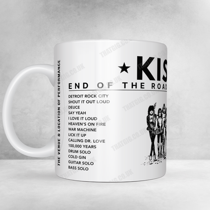 KISS Setlist Mug - Madison Square Garden, New York, December 2nd 2023