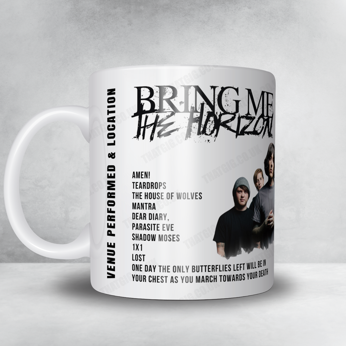 Bring Me the Horizon Setlist Poster - AO Arena, Manchester, England - January 13th, 2024