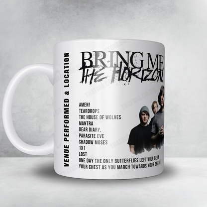 Bring Me the Horizon Setlist Poster - AO Arena, Manchester, England - January 13th, 2024