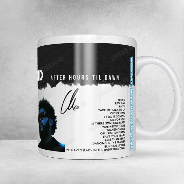 The Weeknd Setlist Mug - Marvel Stadium, Melbourne, Australia - October 5th, 2024