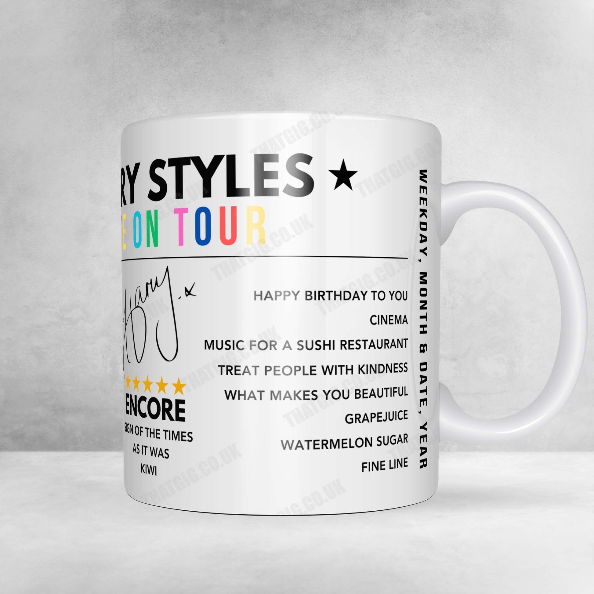Harry Styles Setlist Poster - Principality Stadium, Cardiff - June 21st, 2023