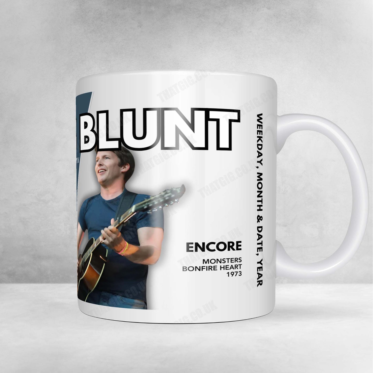 James Blunt Setlist Mug - First Direct Arena, Leeds - February 13th, 2025