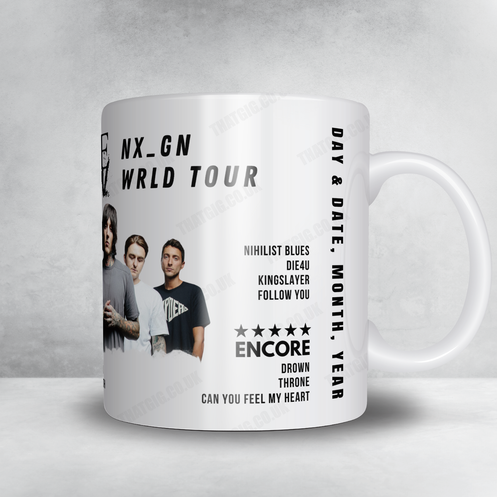 Bring Me the Horizon Setlist Mug - Festivalterrein Stenehei, Dessel - June 22nd, 2024