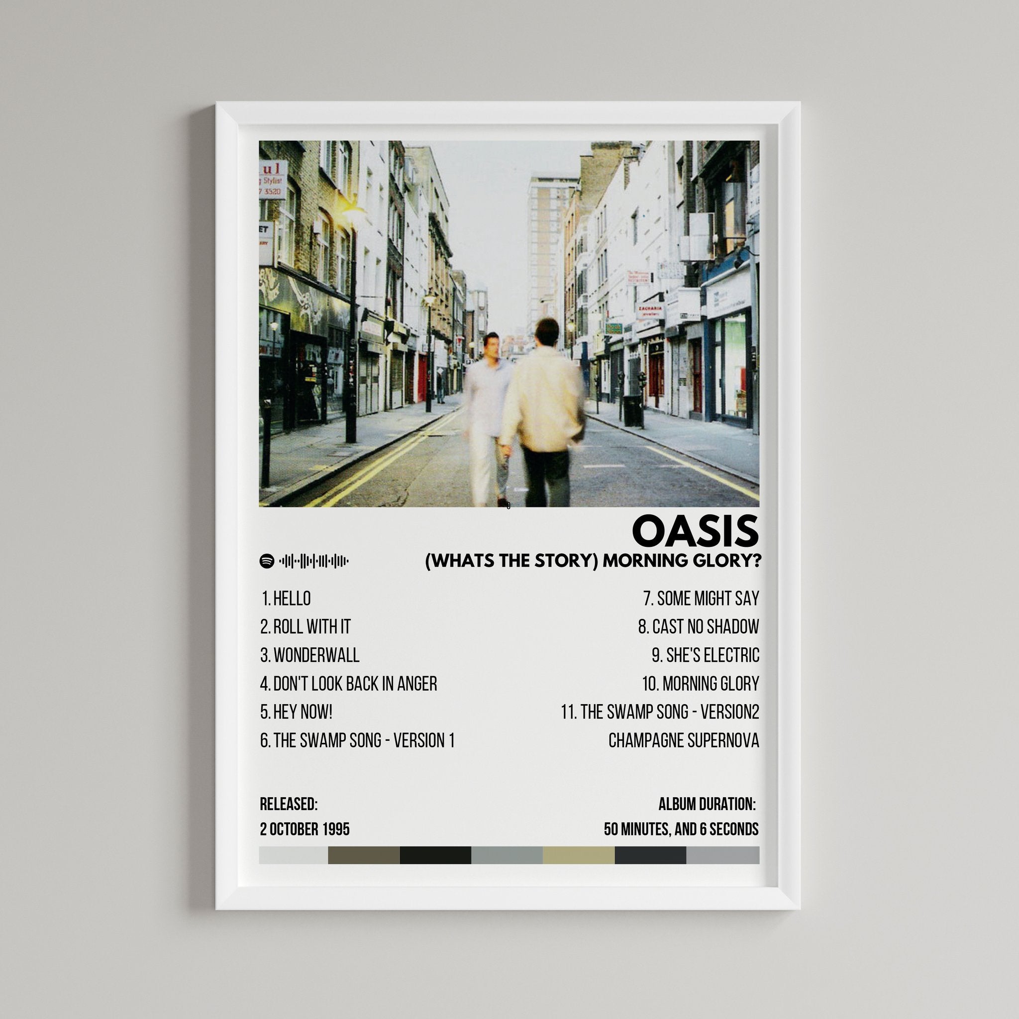 Oasis What s The Story Morning Glory Album Cover Poster That Gig Oasis What s The Story Morning Glory Album Cover Poster That Gig