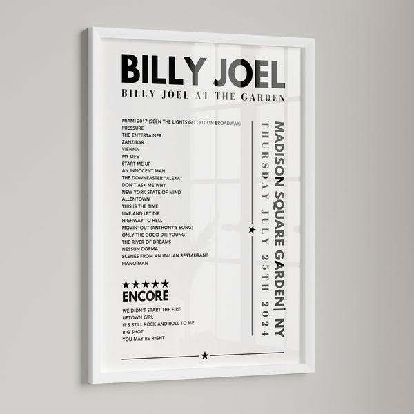 Blur Setlist Poster - Eventim Apollo, London - July 25th, 2023
