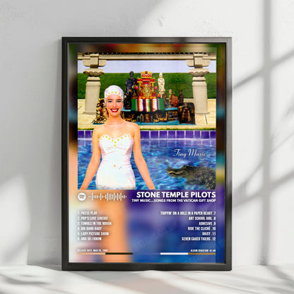 Stone Temple Pilots "Tiny Music... Songs from the Vatican Gift Shop" Album Cover Poster - with Complete Tracklist