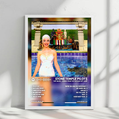 Stone Temple Pilots "Tiny Music... Songs from the Vatican Gift Shop" Album Cover Poster - with Complete Tracklist