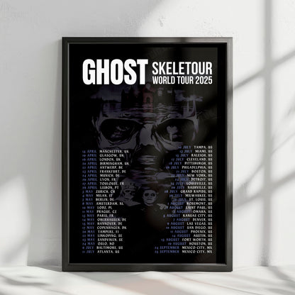 Ghost Skeletour World Tour Poster - 2025