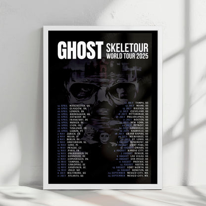Ghost Skeletour World Tour Poster - 2025