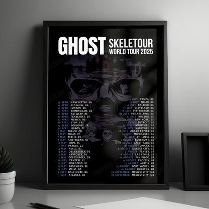 Ghost Skeletour World Tour Poster - 2025