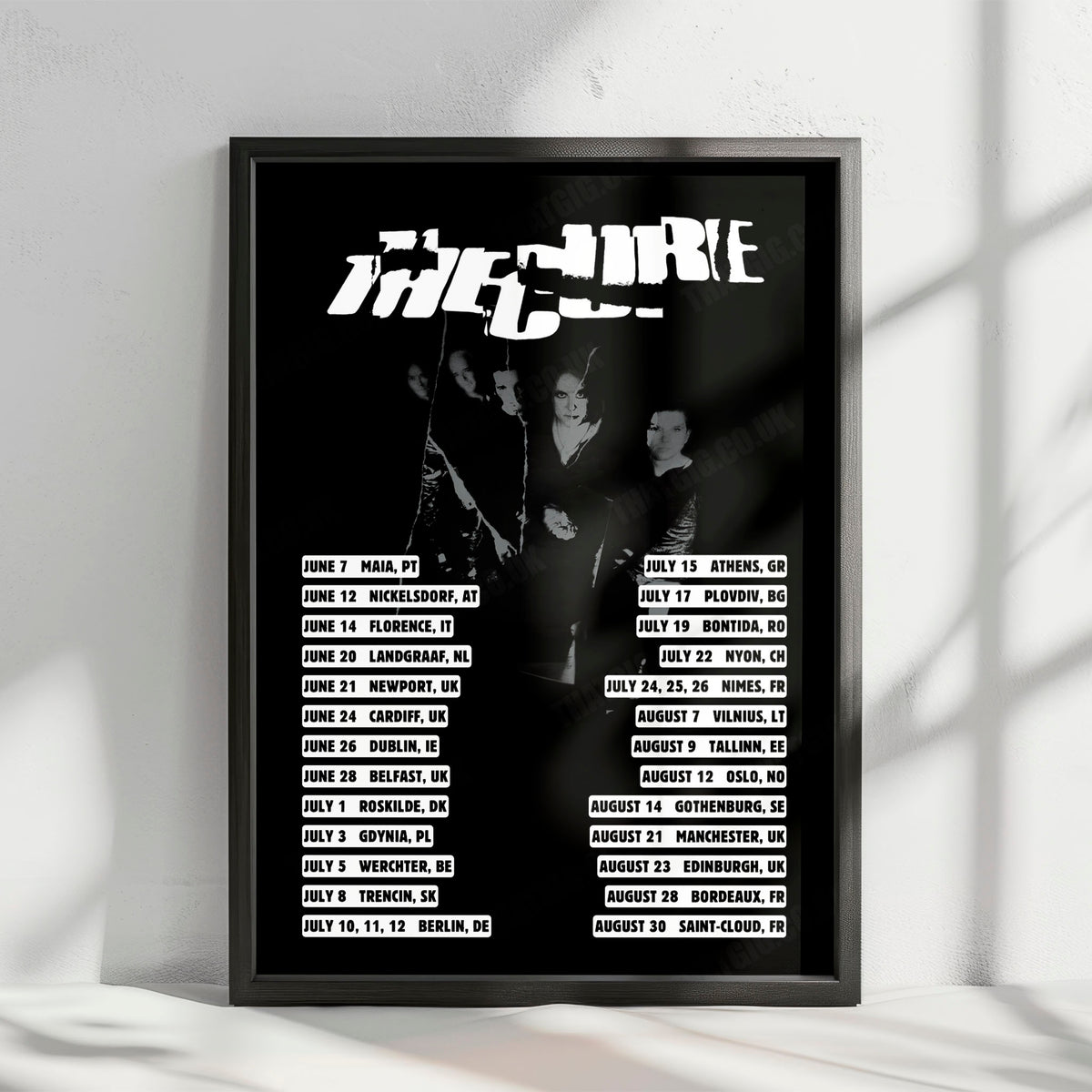 The Cure Festival Summer Tour Poster - 2026