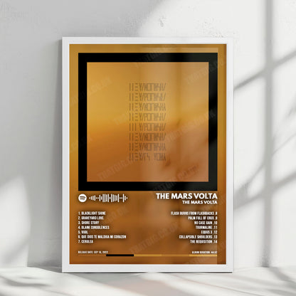 The Mars Volta "The Mars Volta" Album Cover Poster - with Complete Tracklist