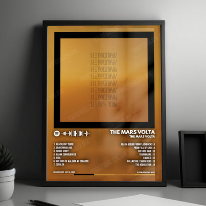 The Mars Volta "The Mars Volta" Album Cover Poster - with Complete Tracklist