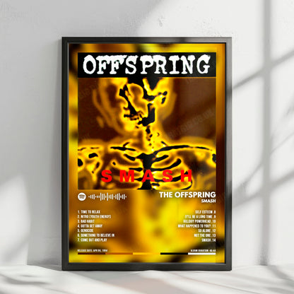 The Offspring "Smash" Album Cover Poster - with Complete Tracklist