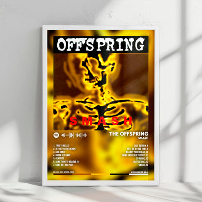 The Offspring "Smash" Album Cover Poster - with Complete Tracklist