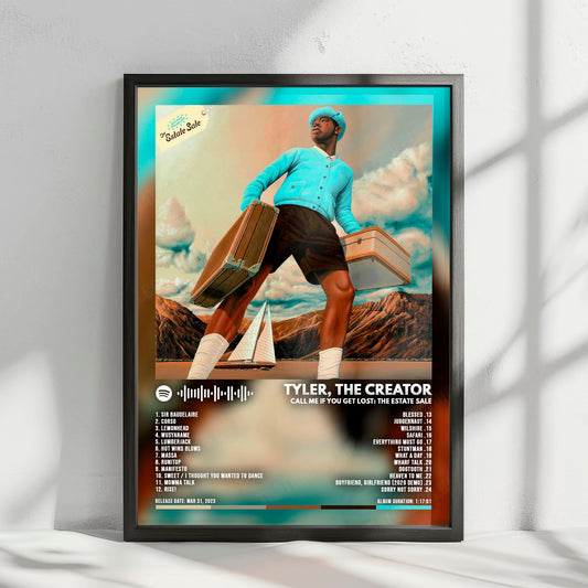 Tyler, The Creator "Call Me If You Get Lost: The Estate Sale" Album Cover Poster - with Complete Tracklist