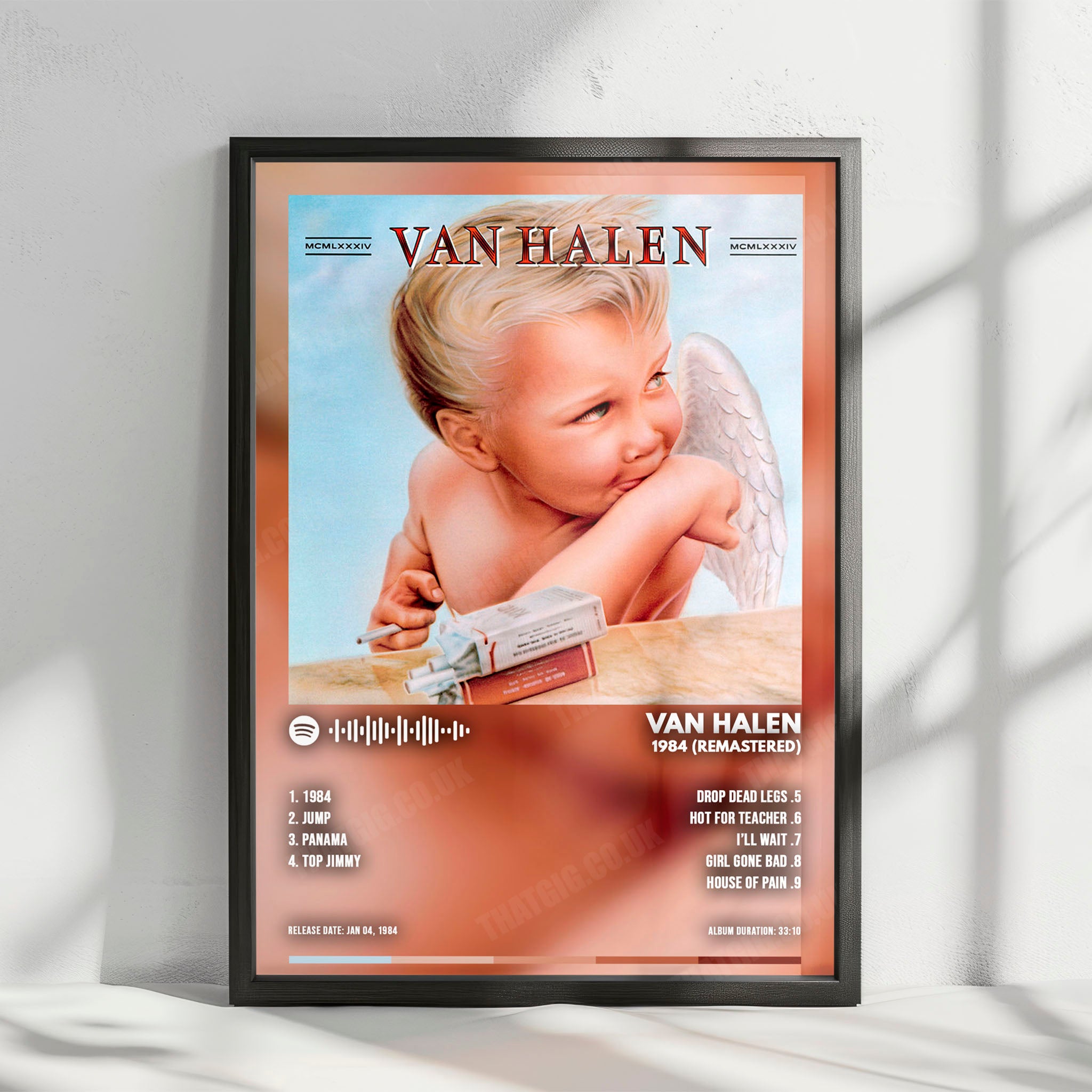 入手困難！？VAN HALEN 迷彩柄ジャケット 1984 復刻版 VAN HALEN