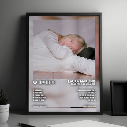 Laura Marling "Song For Our Daughter" Album Cover Poster - with Complete Tracklist