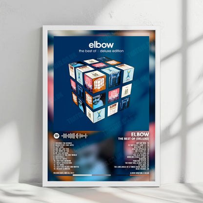 Elbow "The Best Of (deluxe)" Album Cover Poster - with Complete Tracklist