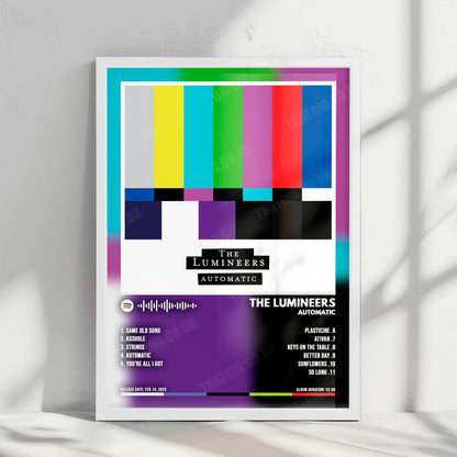 The Lumineers "Automatic" Album Cover Poster - with Complete Tracklist