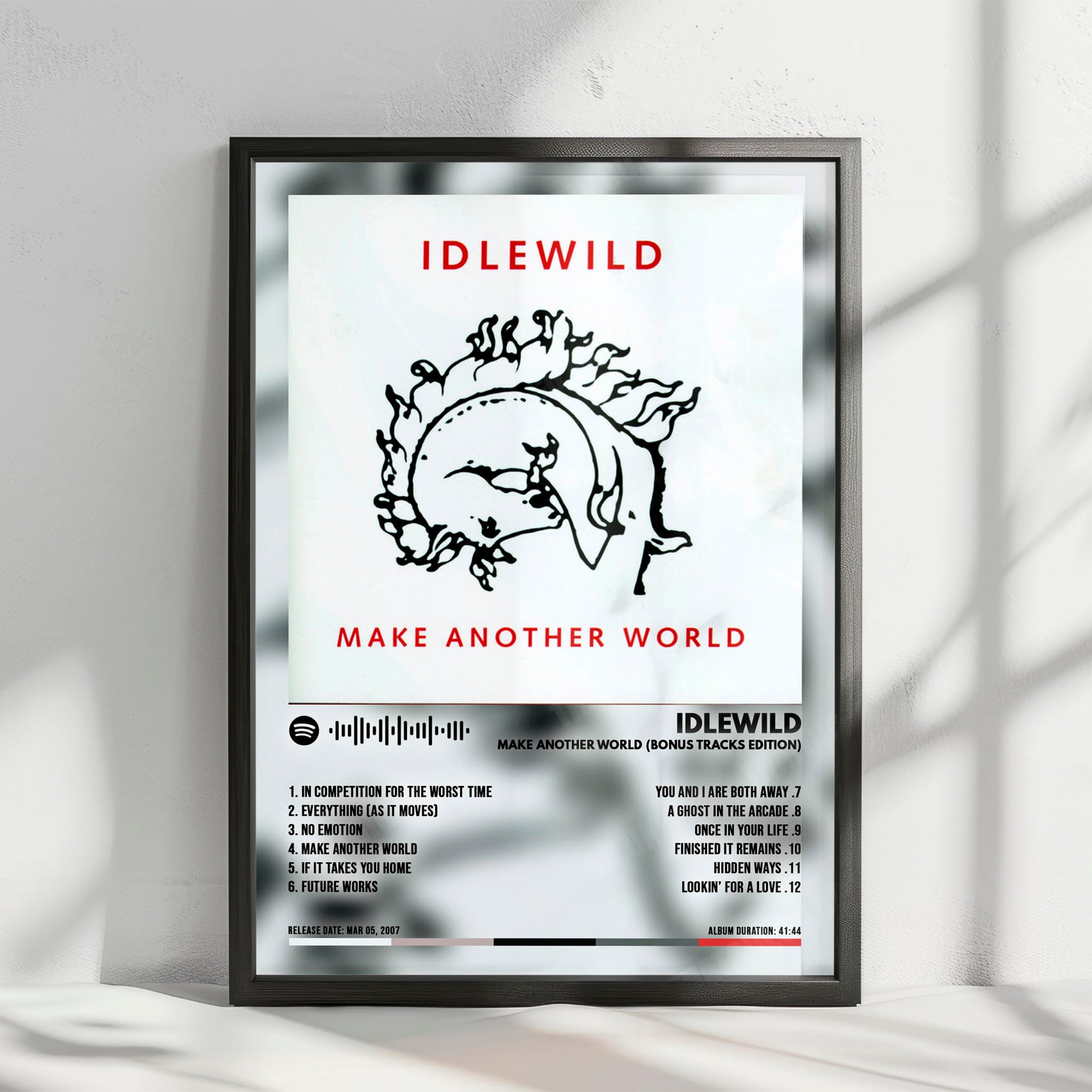Idlewild "Make Another World (Bonus Tracks Edition)" Album Cover Poster - with Complete Tracklist