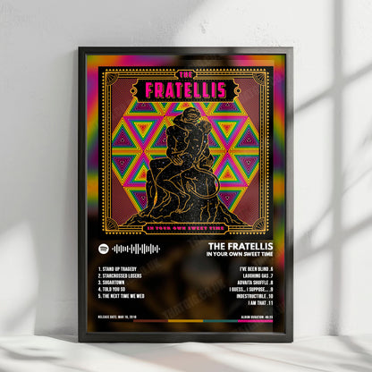 The Fratellis "In Your Own Sweet Time" Album Cover Poster - with Complete Tracklist