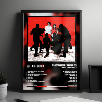 The White Stripes "White Blood Cells" Album Cover Poster - with Complete Tracklist