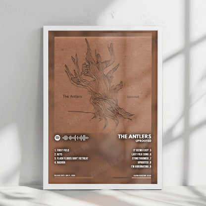 The Antlers "Uprooted" Album Cover Poster - with Complete Tracklist