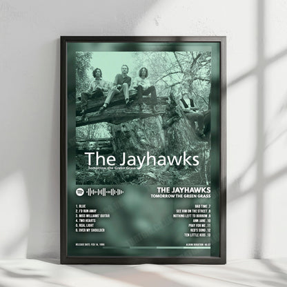 The Jayhawks "Tomorrow The Green Grass" Album Cover Poster - with Complete Tracklist