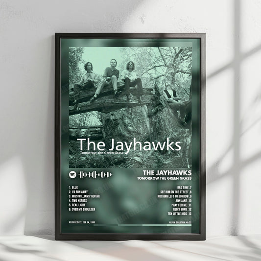 The Jayhawks "Tomorrow The Green Grass" Album Cover Poster - with Complete Tracklist