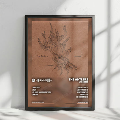 The Antlers "Uprooted" Album Cover Poster - with Complete Tracklist