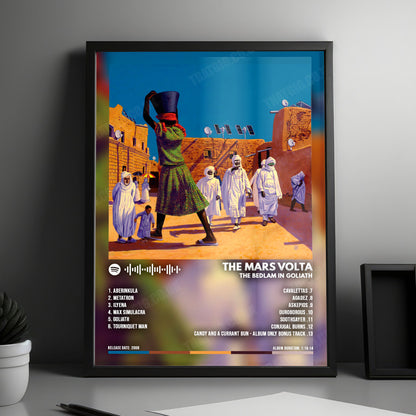 The Mars Volta "The Bedlam in Goliath" Album Cover Poster - with Complete Tracklist