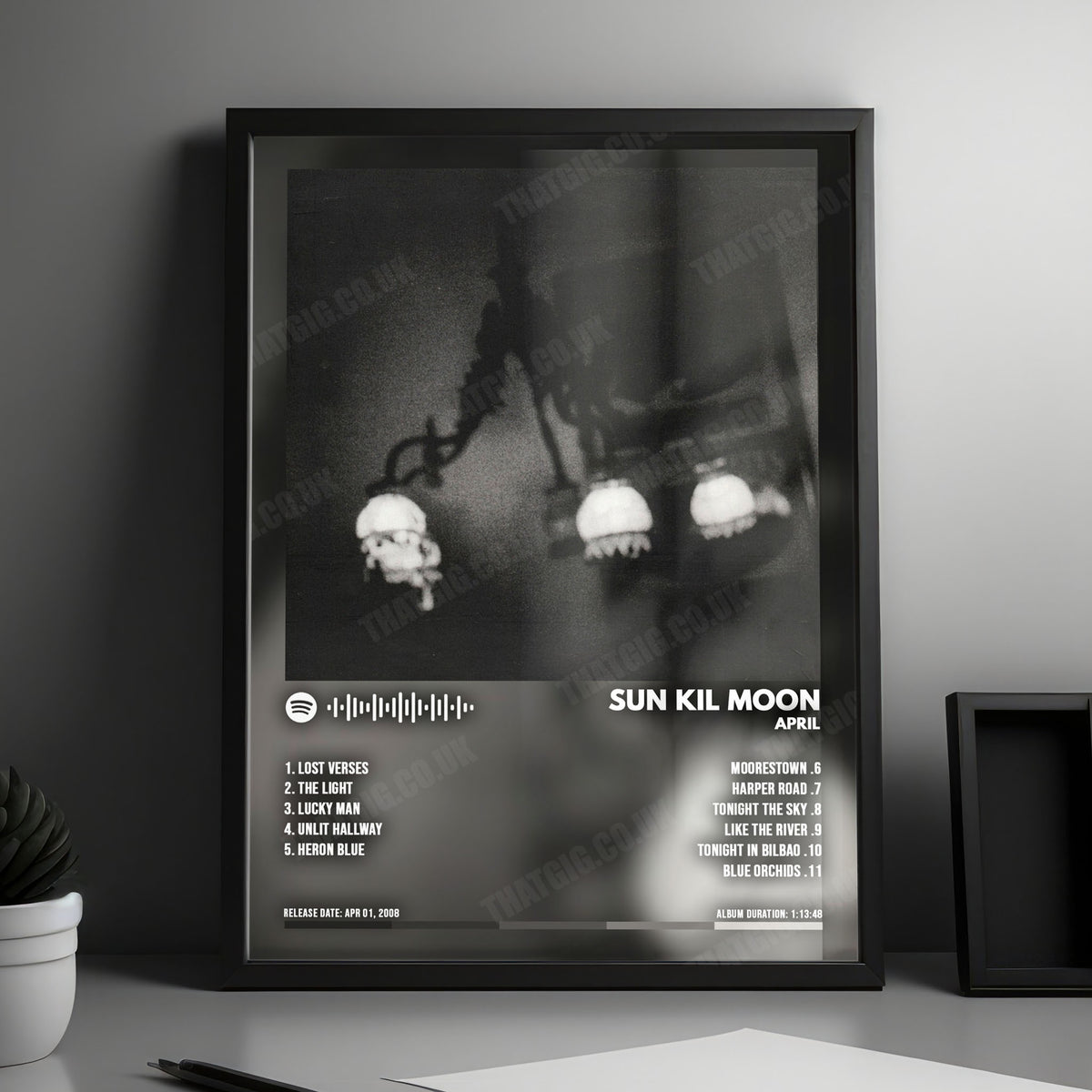 Sun Kil Moon "Jesu/Sun Kil Moon" Album Cover Poster - with Complete Tracklist
