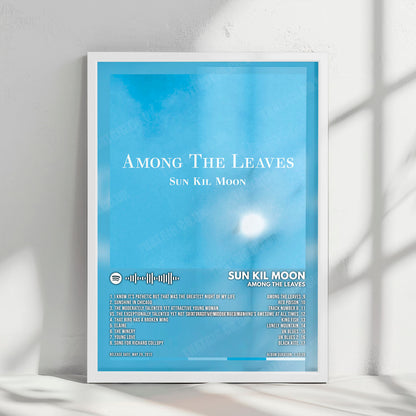 Sun Kil Moon "Among the Leaves" Album Cover Poster - with Complete Tracklist