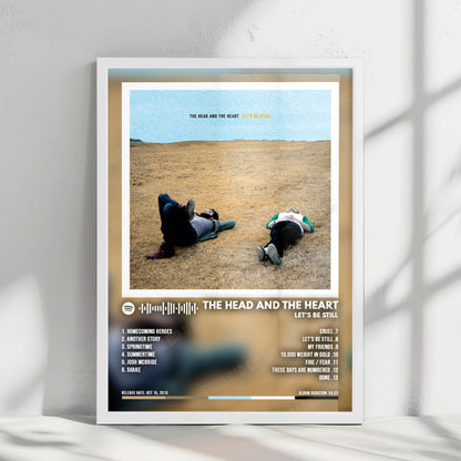 The Head and the Heart "Let's Be Still" Album Cover Poster - with Complete Tracklist