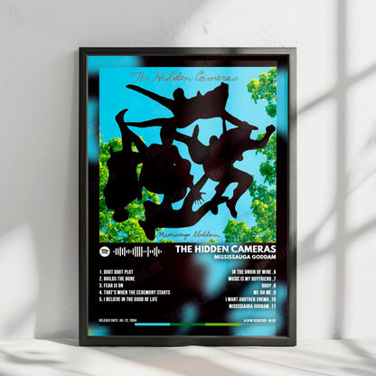 The Hidden Cameras "Mississauga Goddam" Album Cover Poster - with Complete Tracklist