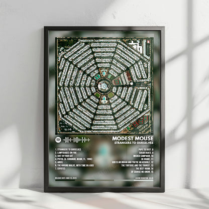 Modest Mouse "Strangers to Ourselves" Album Cover Poster - with Complete Tracklist