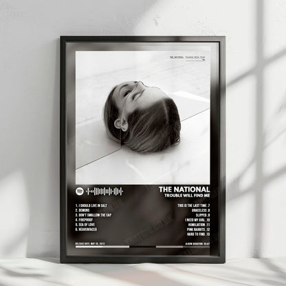 The National "Trouble Will Find Me" Album Cover Poster - with Complete Tracklist