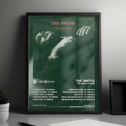 The Smiths "The Queen Is Dead" Album Cover Poster - with Complete Tracklist