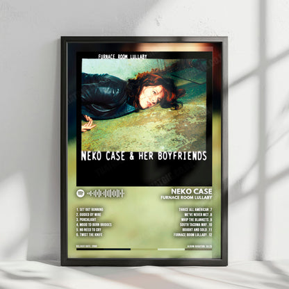 Neko Case "Furnace Room Lullaby" Album Cover Poster - with Complete Tracklist