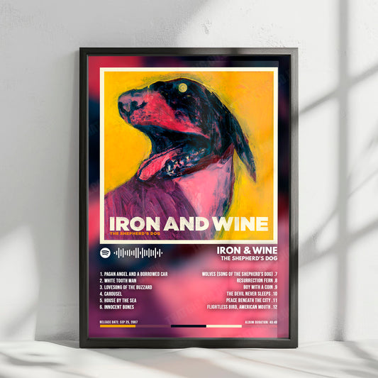 Iron & Wine "Our Endless Numbered Days" Album Cover Poster - with Complete Tracklist