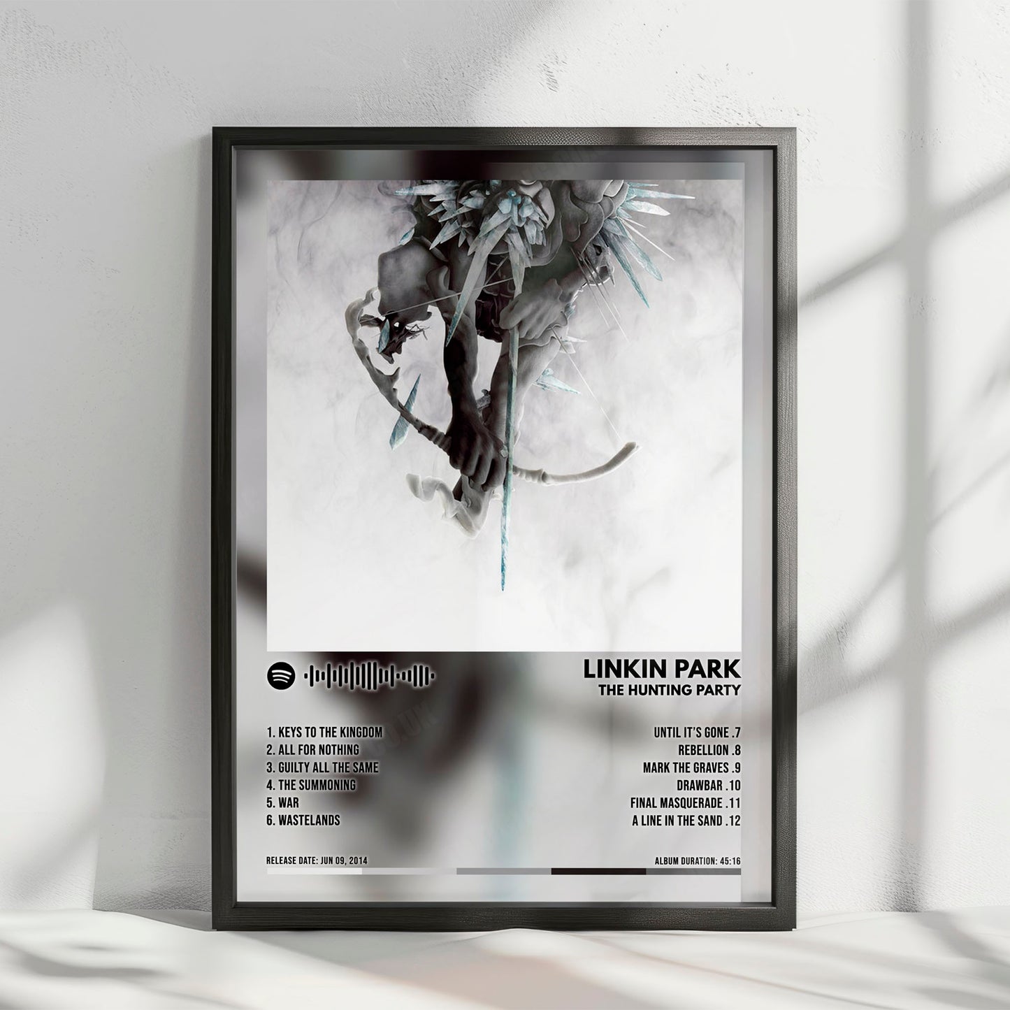 Linkin Park "The Hunting Party" Album Cover Poster - with Complete Tracklist