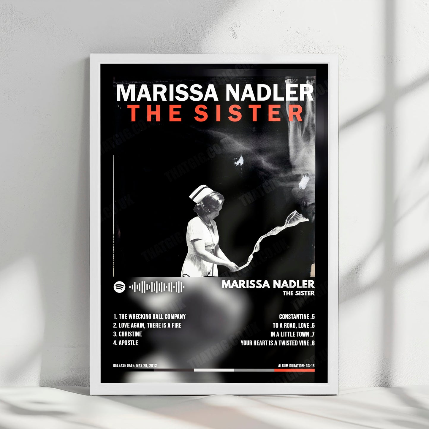 Marissa Nadler "The Sister" Album Cover Poster - with Complete Tracklist