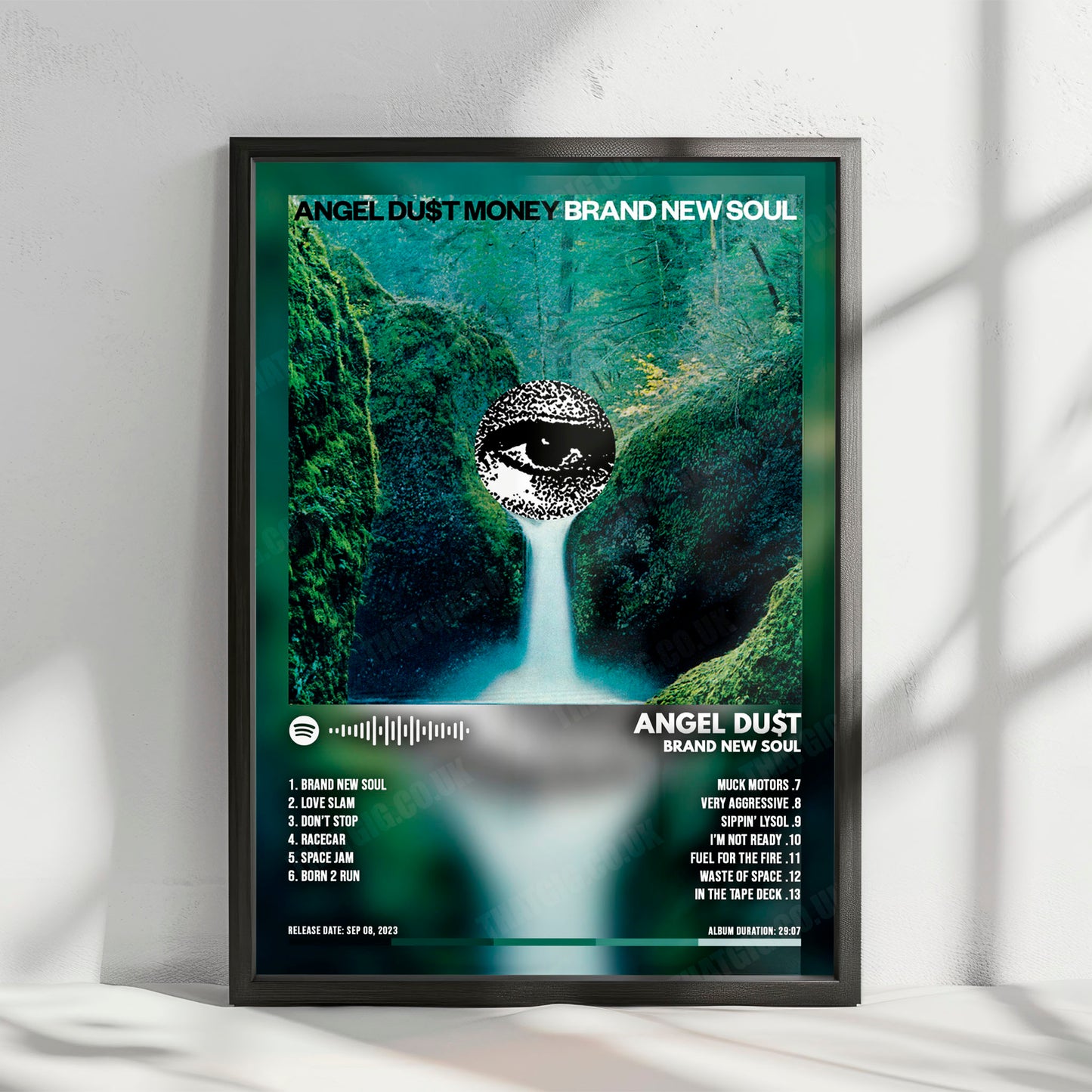 Angel Du$t "Brand New Soul" Album Cover Poster - with Complete Tracklist